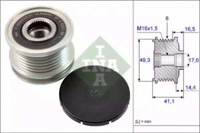 WILMINK GROUP wg1253752 -  Механизм свободного хода генератора